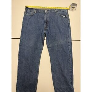 Levi's 505 Regular Fit Jeans Men's 46x32 Blue Denim Straight Leg Big & Tall